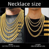 316L Stainless Steel Chain Necklace Bracelet Hip Hop Cuban Chains Do Not Fade Fashion Jewelry for Men Women Accessories Gift