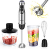 6-speed and Turbo function hand blender 500ml chopper 600ml measuring glass and egg beater (1000W power)