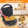 AIGOSTAR 3-in-1 sandwich maker, Grill and waffle. 3 removable non-stick and interchangeable plates. (750W)