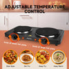 AIGOSTAR electric stove, 2500 W portable kitchen hob, 5 level adjustable thermostat, indicator light, non-slip mat.