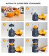 Automatic fresh juice fruit blender-slow and cold extraction-80W-Ideal for Orange, apple juice and more