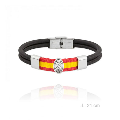 Bracelet stainless steel CIVIL Guard flag Spain jewelry