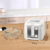 AIGOSTAR 2.5L Fryer-large transparent window, temperature Control and indicator light (1650W).