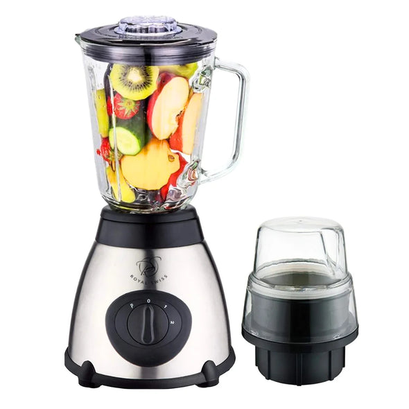 Blender and grinder with glass cup/Max Power 1000w/ Royal Swiss