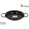 The star-Valencian paella pan marred from (15 cm to 80 cm) -vitrified steel, high quality and durability-non-stick paella pan with two handles, easy to clean