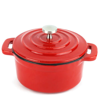 MGF®Ferro by Sergi Arola 10 cm mini pot, cast iron, suitable for all types of cookers, dishwasher and oven, including induction, energy saving and easy cleaning