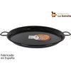 The star-Valencian paella pan marbled from (15 cm to 80 cm) -vitrified steel, high quality and durability-non-stick paella pan with two handles, easy to clean