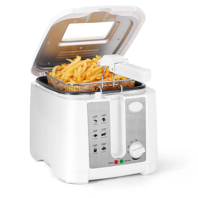 AIGOSTAR 2.5L Fryer-large transparent window, temperature Control and indicator light (1650W).