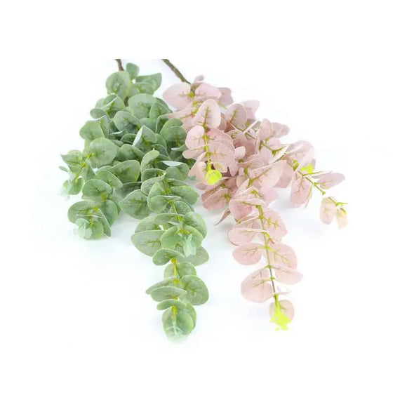 Artificial eucalyptus branch for decoration of headdresses and fashion accessories