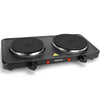 AIGOSTAR electric stove, 2500 W portable kitchen hob, 5 level adjustable thermostat, indicator light, non-slip mat.