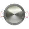 The Ideal Valencian large polished steel paella pan for cooking paella; Different sizes, large sizes