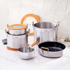 Saucepan, high pot 28CM, 12 litres INOX with lid, SAN IGNACIO COMPACT