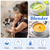 6-speed and Turbo function hand blender 500ml chopper 600ml measuring glass and egg beater (1000W power)