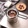 Double Boiler Pot Set Stainless Steel Melting Pot with Silicone Spatula for Melting Chocolate,Soap,Wax,Candle Making