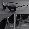 KINGSEVEN 2024 Brand Men Aluminum Sunglasses Polarized UV400 Mirror Male Eye Protection Glasses Women Men Oculos de sol Eyewear