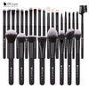 DUcare 27pcs Makeup Brush Set Professional Cosmetics Blushes Foundation Eyeshadow Eyelash Beauty Make Up Tool with Makeup Bag