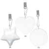 1-3pc LED Handbag Light Bag Lamp Heart Round Star Shaped Touch Sensor Purse Night Light with Keychain Clip Xmas Gifts for Women