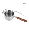 Stainless Steel Pot Pasta Cooking Pot Multipurpose Sauce Pan Nonstick Sauce Pot Saucepan With Ergonomic Handle For Soup Milk