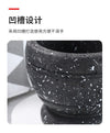 Household Grinder Pressing And Mashed Garlic Mashing Pot Manual Mashing Medicine Pot Jujube Wood Pounding Garlic Stone Mortar