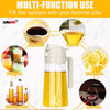 1-4Pc 2-in-1 Sprayer Pourer Oil Empty Bottle Plastic Oil Container Dispenser Vaporizer Kitchen Barbecue Camping Cooking Utensils