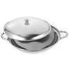 Stainless Steel Pot Korean Cooking Pan Non Stick Frying Double Handle Hot Pot Fried Steak Pot With Lid Kitchen Cookware