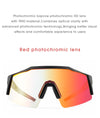 Kapvoe Outdoor Photochromic Cycling Sunglasses for Men Cycl Glasses Mountain Bicycle Goggles Women Sports Running UV400 Eyewear