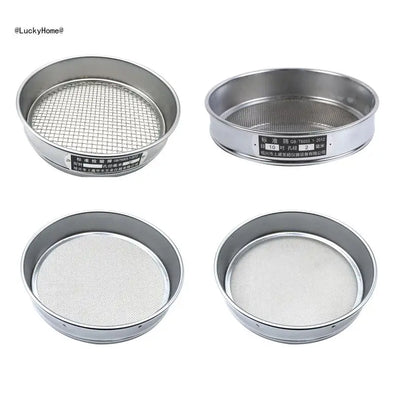 Stainless Steel 4/10/20/60 Mesh Bottom Mesh Flour Sieve Thickened Rice Sieve Flour Sieve Kitchen Baking Sieve Gadget