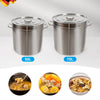 35L/50L Stockpot Cooking Pot With Stainless Steel Lid Saucepan Soup Pot For Home and Resraurant Camping Cooking