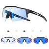 Kapvoe Outdoor Photochromic Cycling Sunglasses for Men Cycl Glasses Mountain Bicycle Goggles Women Sports Running UV400 Eyewear