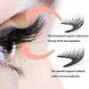 4Pairs Magnetic Eyelashes With 1Pcs Applicator No Glue Natural False Eyelashes Soft Eyelashes Extension For Travel Makeup