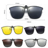 Polarized Clip-on Flip Up Sunglasses Easy to Use Durable UV400 Lenses Great for Racing Skiing LL@17