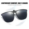 Polarized Clip-on Flip Up Sunglasses Easy to Use Durable UV400 Lenses Great for Racing Skiing LL@17