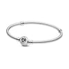 Hot Jewelry Sparkling Slider Tennis Bracelet 925 Sterling Silver Basic Snake Bone Bracelets Fit Pandora Original Gift For Women