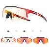 Kapvoe Outdoor Photochromic Cycling Sunglasses for Men Cycl Glasses Mountain Bicycle Goggles Women Sports Running UV400 Eyewear