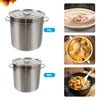 35L/50L Stockpot Cooking Pot With Stainless Steel Lid Saucepan Soup Pot For Home and Resraurant Camping Cooking