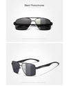 Ship From Spain KINGSEVEN Photochromic Polarized Sunglasses For Men Women Square Sun Glasses UV400