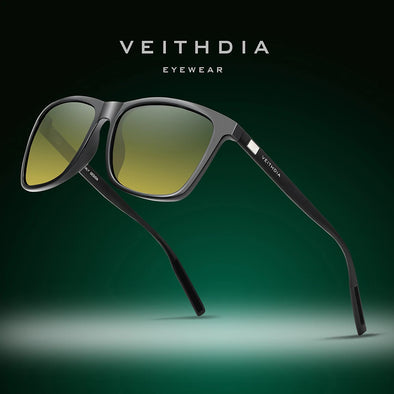 VEITHDIA Sunglasses Pilot Men Brand Driving Fashion Polarized UV400 Lens Unisex Vintage Eyewear Male Glasses For Women VT6108