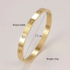 Stainless Steel Cuff Bracelets Bangles For Women Fashion Jewelry Charm Jewelry Accessories Crystal Bracelet love