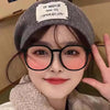 Powder Blusher Glasses Korean Oversized Gradual Pink Sunglasses Fashion Computer Goggle Women's Gift Blue Light Blocking Glasses