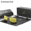 Ship From Spain KINGSEVEN Photochromic Polarized Sunglasses For Men Women Square Sun Glasses UV400