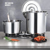 3.5/6.2/10L Stock Pot Soup Pot Stainless Steel Soup Bucket Cooking Pot Steamer Cookware Stew Pot Canning Pot Sauce Pot With Lid