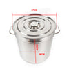 35L/50L Stockpot Cooking Pot With Stainless Steel Lid Saucepan Soup Pot For Home and Resraurant Camping Cooking