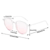 Powder Blusher Glasses Korean Oversized Gradual Pink Sunglasses Fashion Computer Goggle Women's Gift Blue Light Blocking Glasses