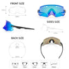 PUNLUXU Cycling Glasses Sports Sunglasses Sports Glasses Cycling Glasses Mountain Bike Glasses Motorcycle MTB BMX Men Women