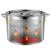 3.5/6.2/10L Stock Pot Soup Pot Stainless Steel Soup Bucket Cooking Pot Steamer Cookware Stew Pot Canning Pot Sauce Pot With Lid