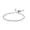 Hot Jewelry Sparkling Slider Tennis Bracelet 925 Sterling Silver Basic Snake Bone Bracelets Fit Pandora Original Gift For Women