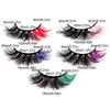 5 Pairs Women Makeup Colored Eyelash Fake Extension Eyelashes Eye Makeup Tool Easy To Wear Eyelashes Extension Thick Eye Shadow