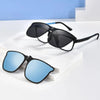 Polarized Clip-on Flip Up Sunglasses Easy to Use Durable UV400 Lenses Great for Racing Skiing LL@17