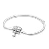 Hot Jewelry Sparkling Slider Tennis Bracelet 925 Sterling Silver Basic Snake Bone Bracelets Fit Pandora Original Gift For Women