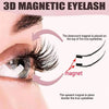 4Pairs Magnetic Eyelashes With 1Pcs Applicator No Glue Natural False Eyelashes Soft Eyelashes Extension For Travel Makeup